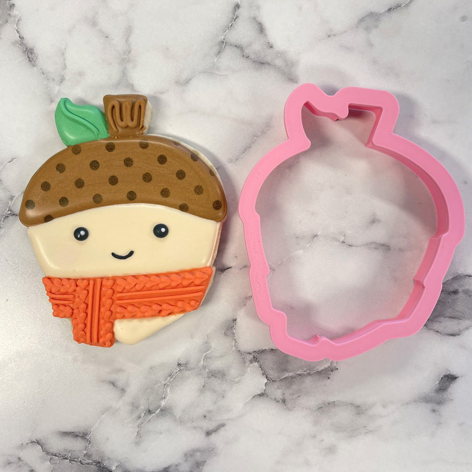 Acorn with Scarf Flour Box Club Cookie Cutter