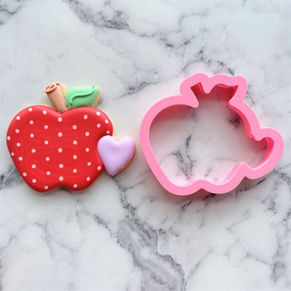 Apple with Heart Cookie Cutter