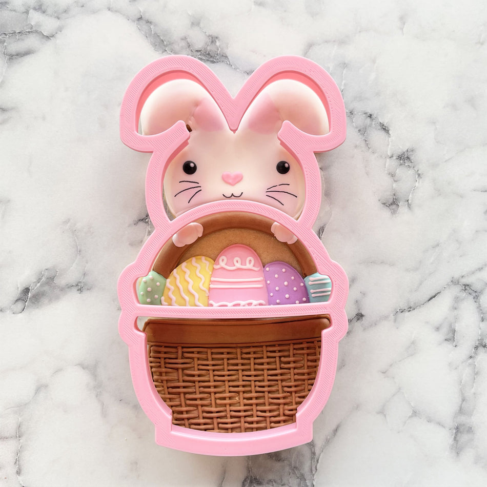 Bunny in Basket 3-in-1 Multi-Cookie Cutter
