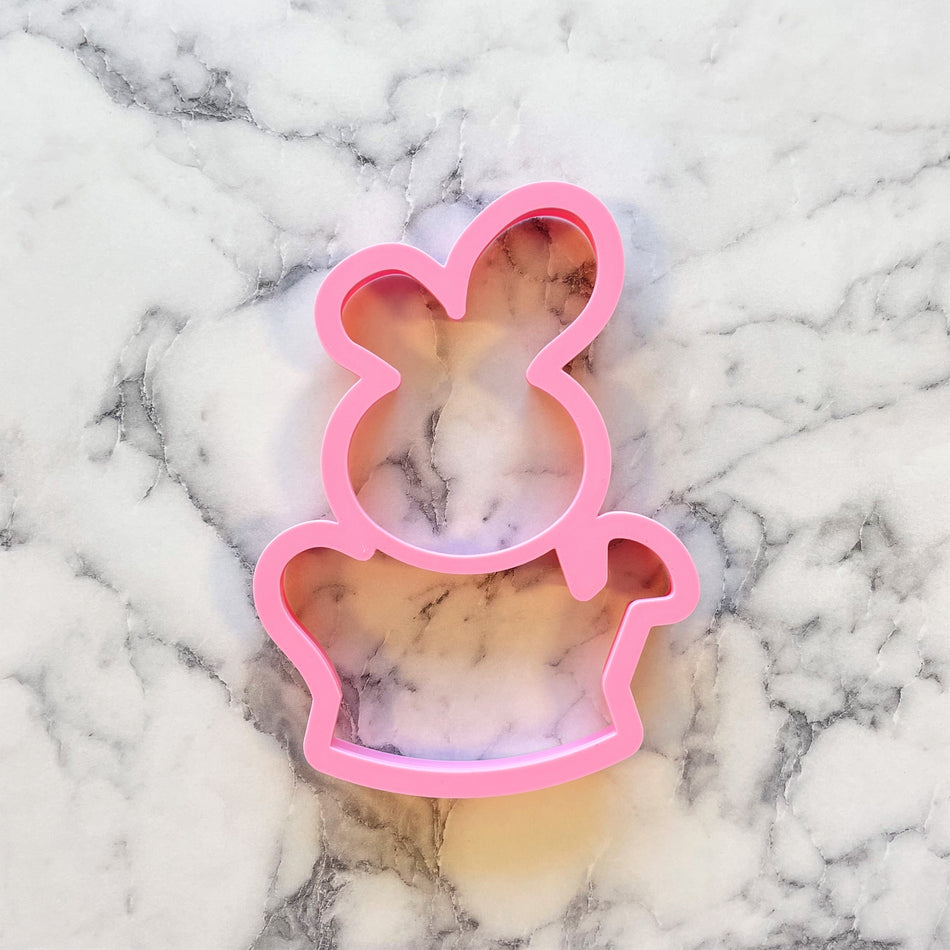 Bunny in Watering Can 2-in-1 Multi-Cookie Cutter