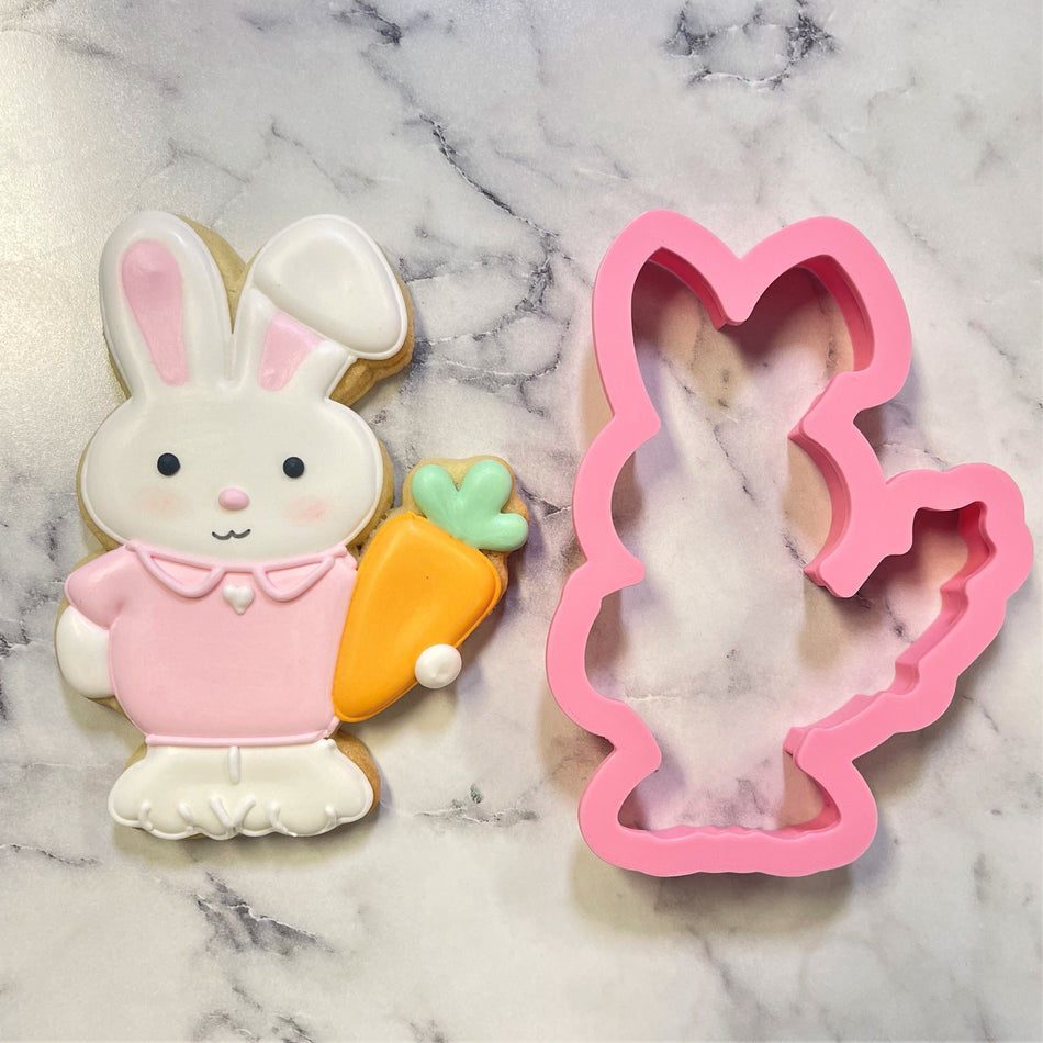 Bunny and Carrot Cookie Cutter