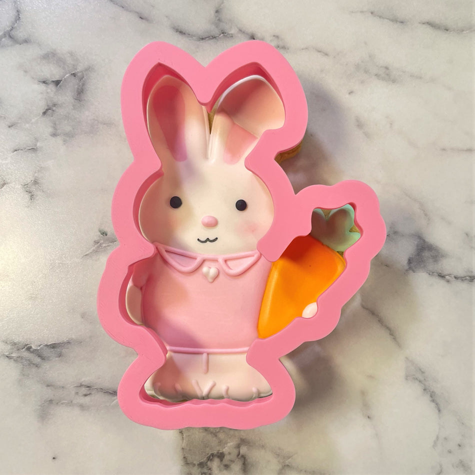 Bunny and Carrot Cookie Cutter