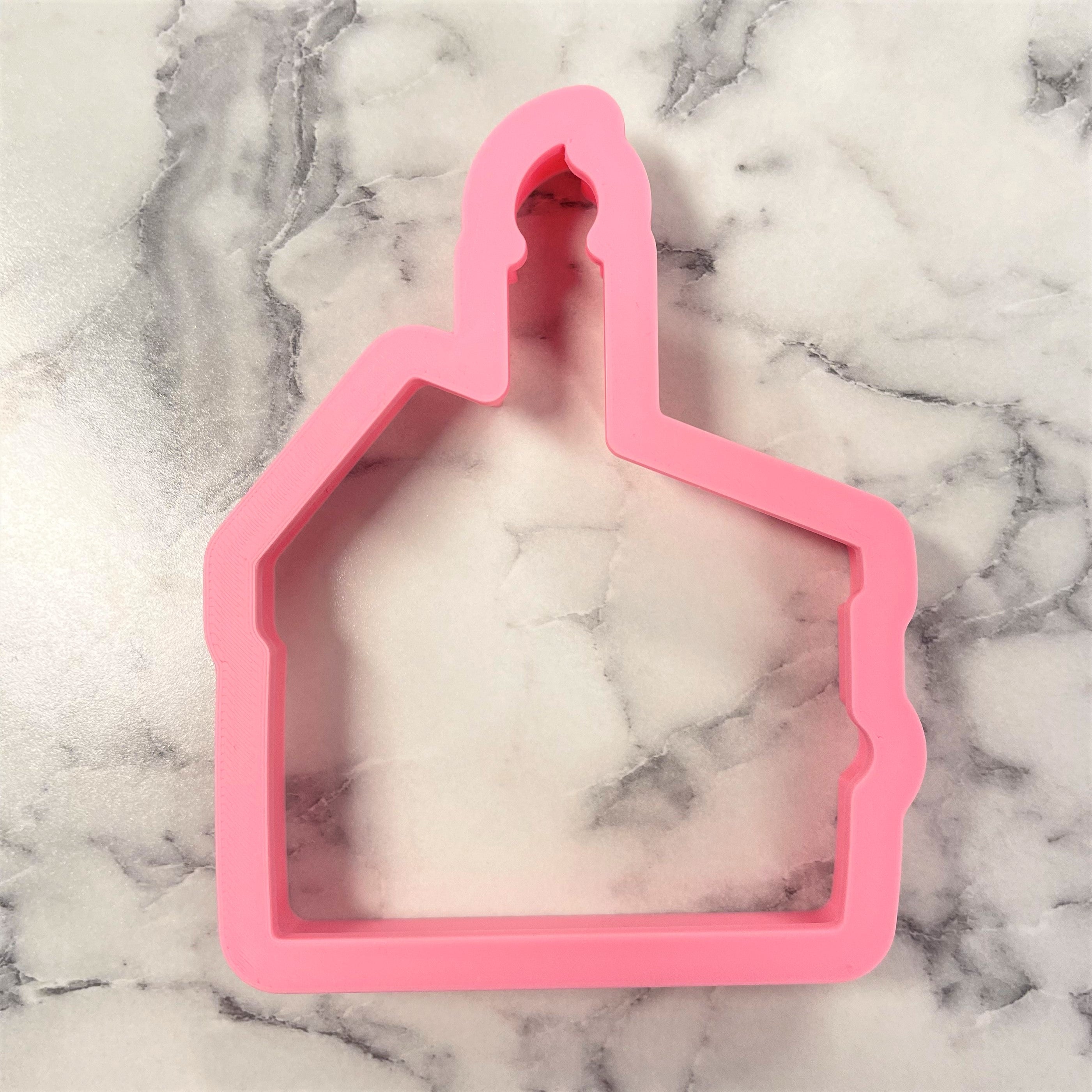 Cake Slice with Candle Cookie Cutter