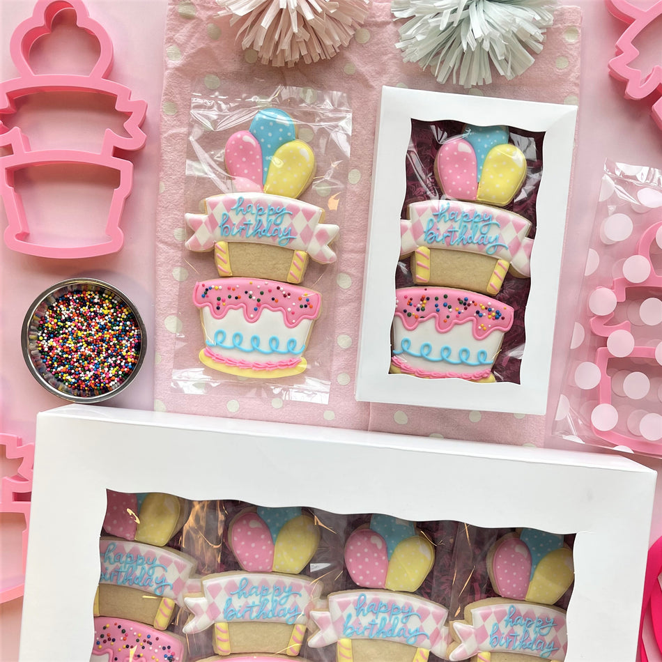 Cake and Balloons 3-in-1 Multi-Cookie Cutter