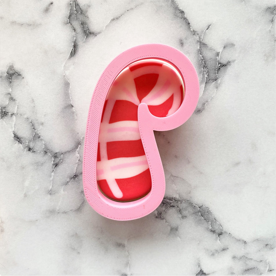 Candy Cane Rounded Cookie Cutter