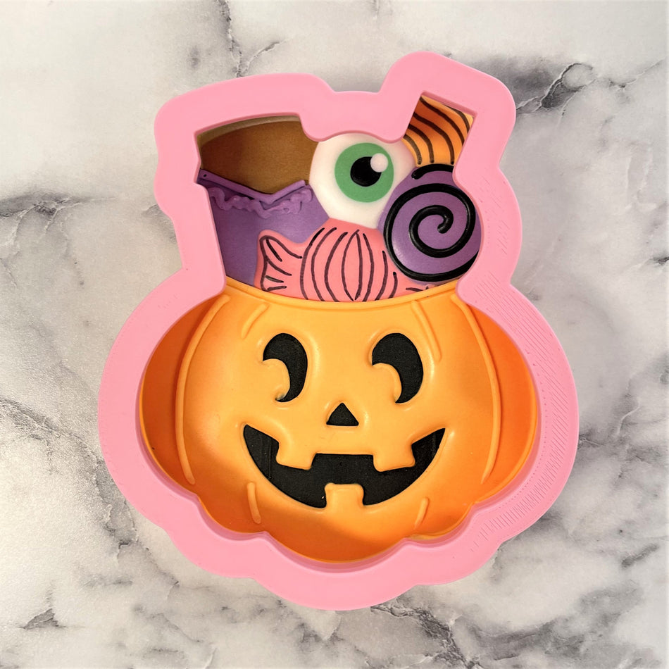 Candy Jack-o-Lantern Flour Box Club Cookie Cutter
