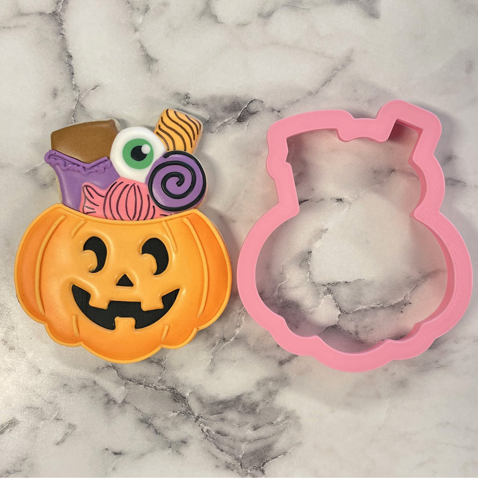 Candy Jack-o-Lantern Flour Box Club Cookie Cutter