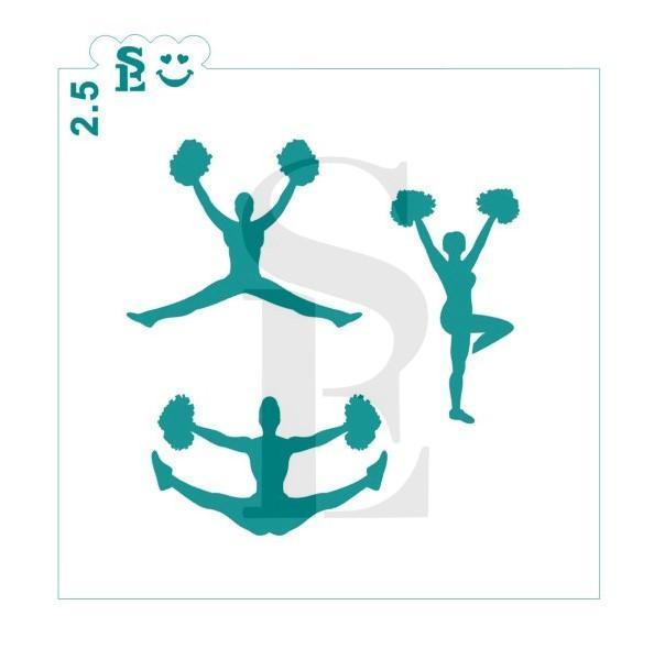 Cheerleader Silhouttes SE Stencil