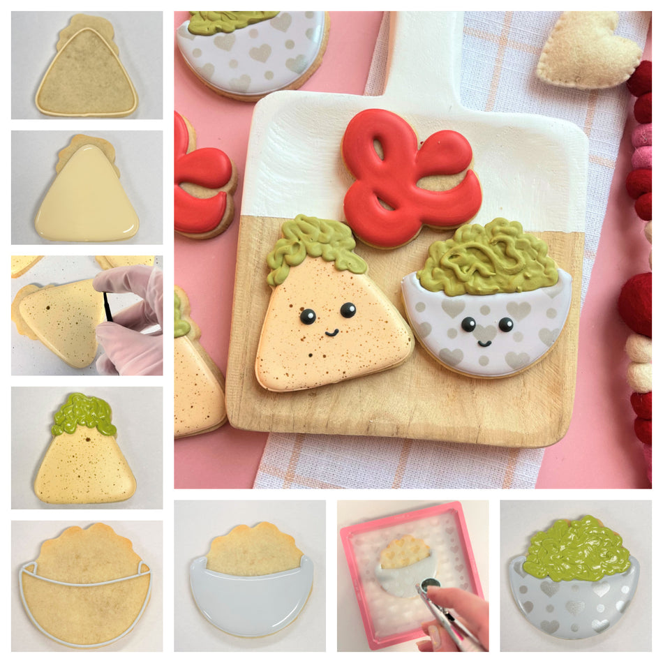 Chip with Guac Cookie Cutter