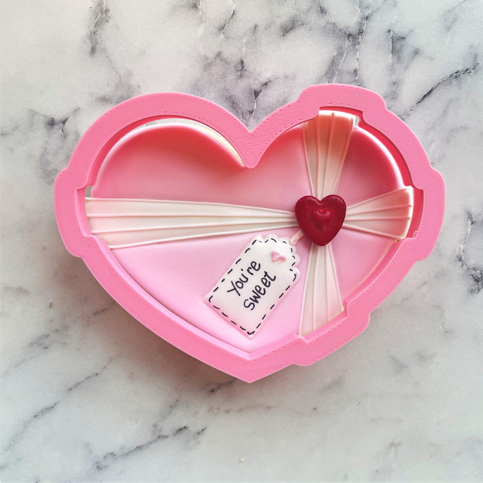 Chocolate Heart Box Cookie Cutter