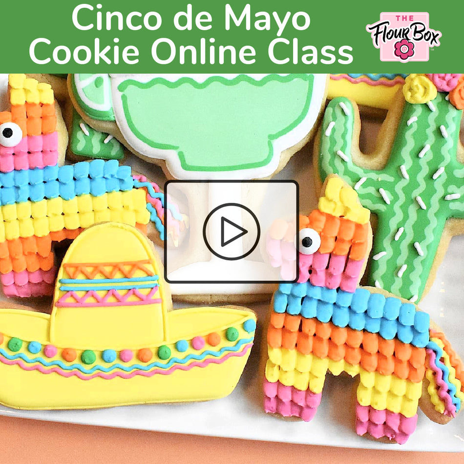 Fiesta/Cinco de Mayo Online Decorating Class Recording with Optional Kit