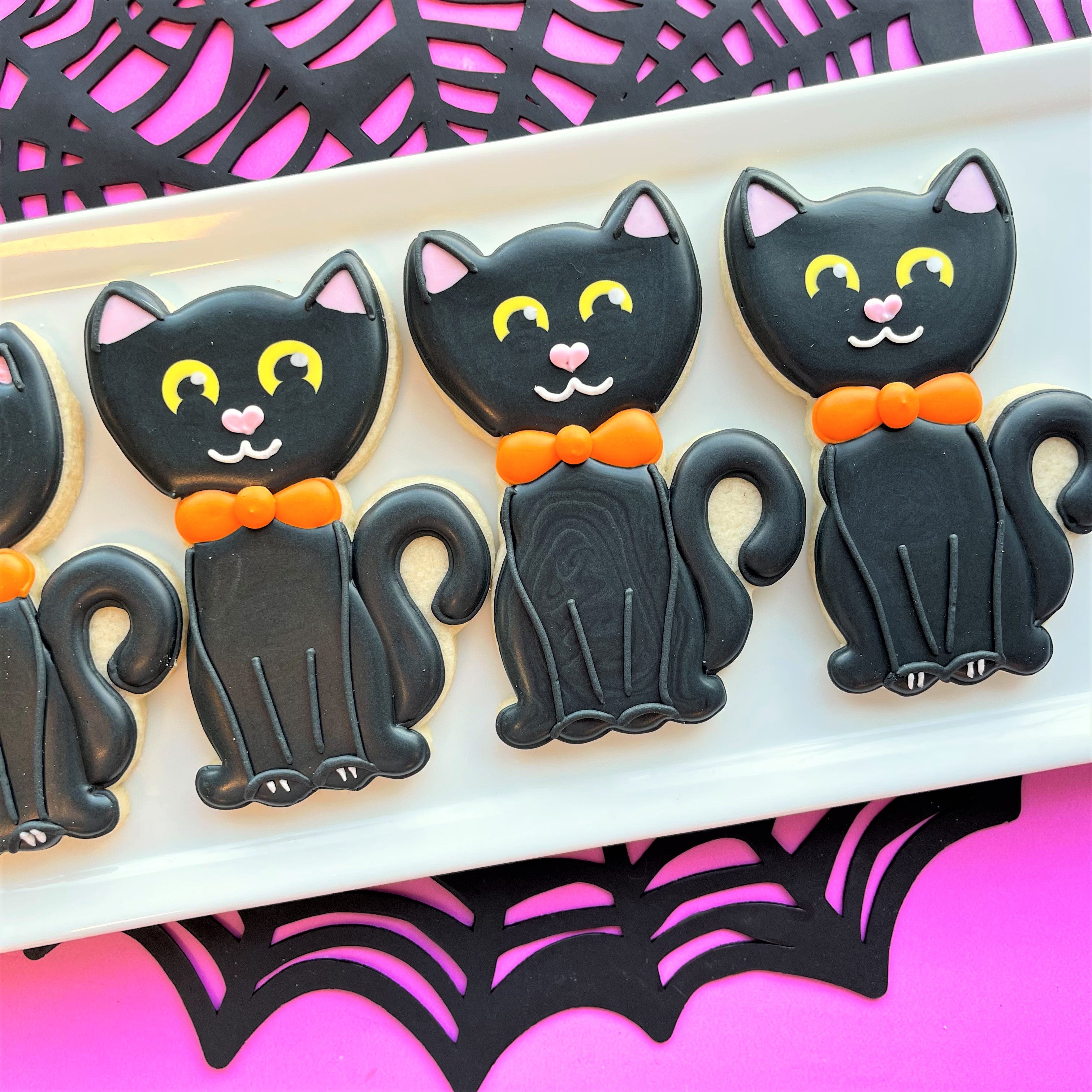 Halloween Cat Cookies