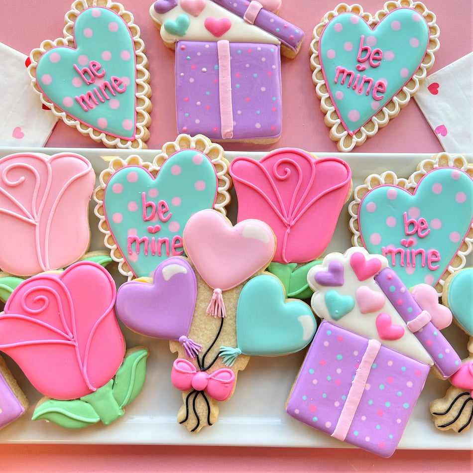 Gift with Hearts Cookie Cutter