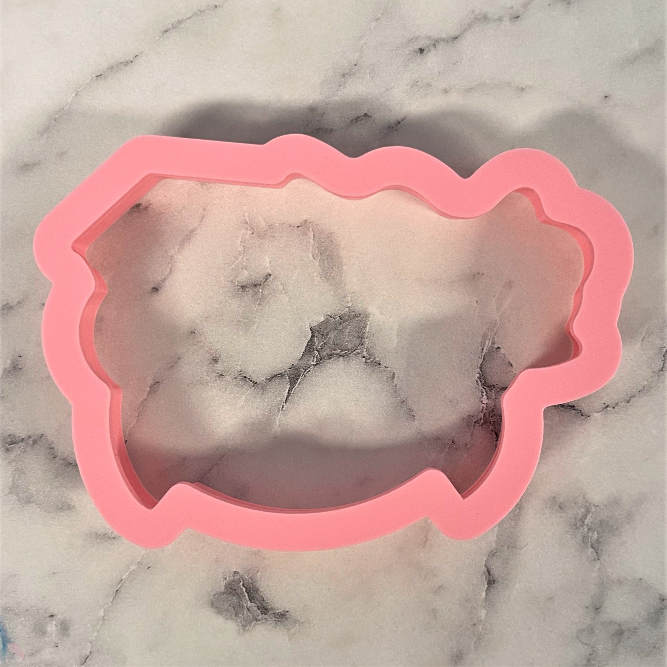 Congrats Grad Plaque Cookie Cutter with Stencil
