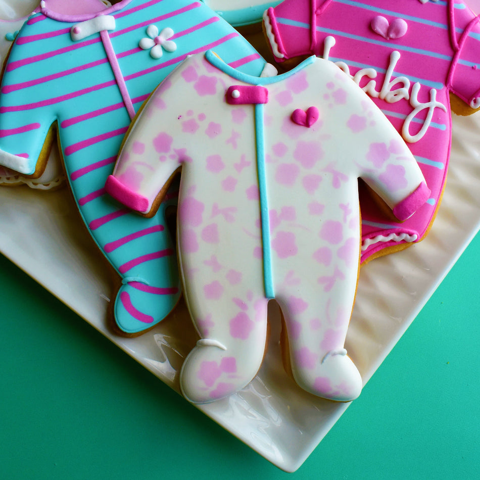 Baby Footie Pajamas Cookie Cutter