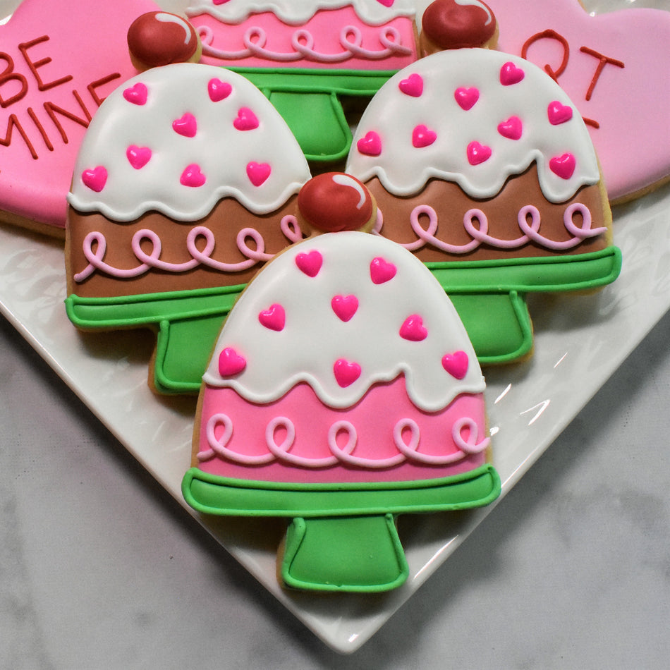 Cake Stand TALL Cookie Cutter by Arty McGoo