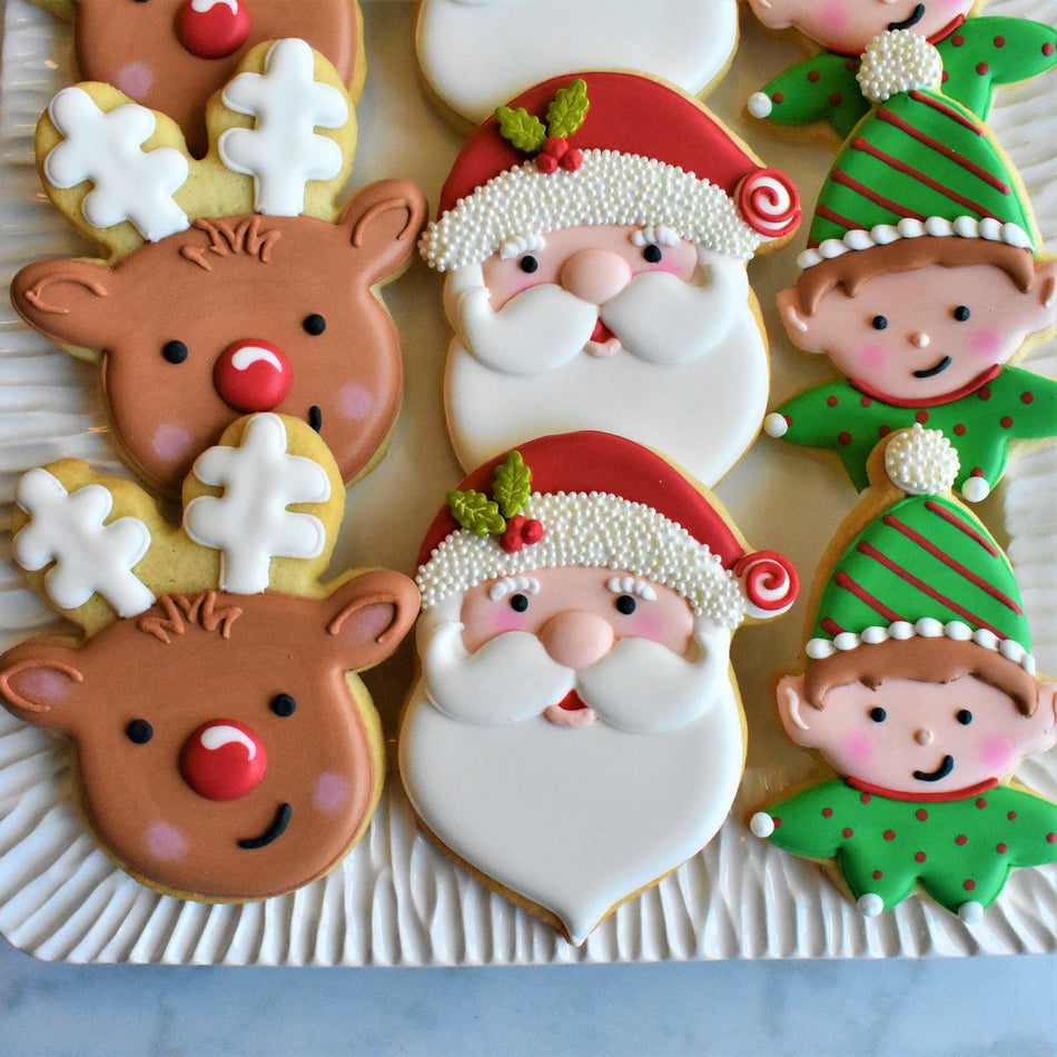Santa Face Whimsical Cookie Cutter by The Flour Box