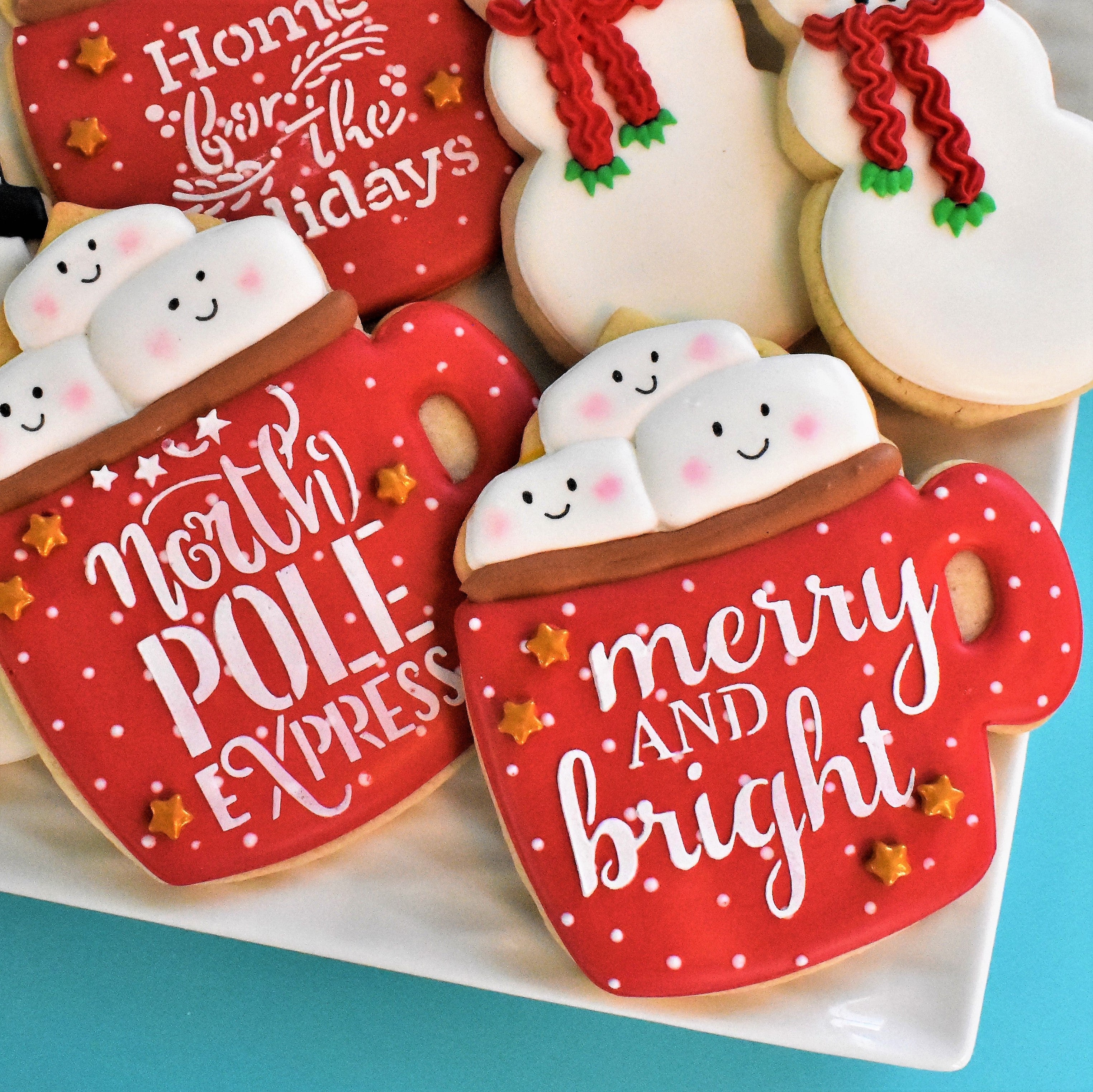 Merry and Bright KZ Stencil