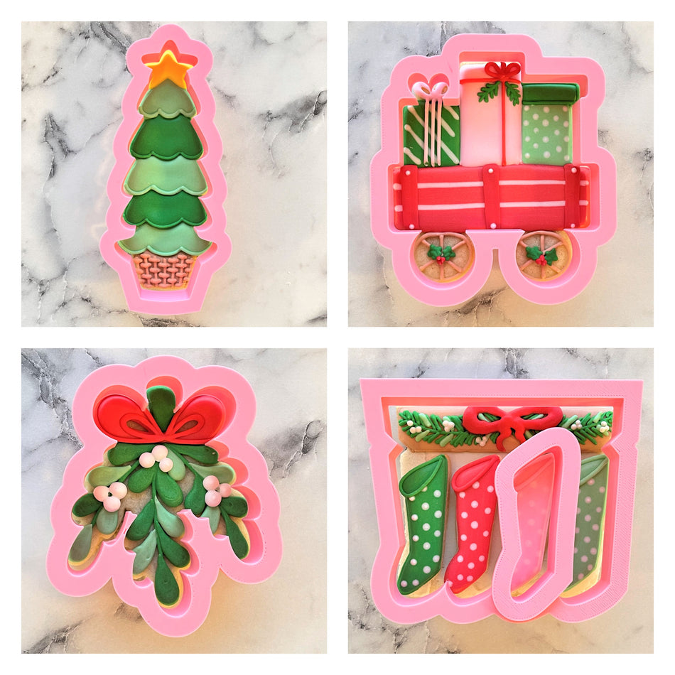 Deck the Halls Cookie Cutter Set