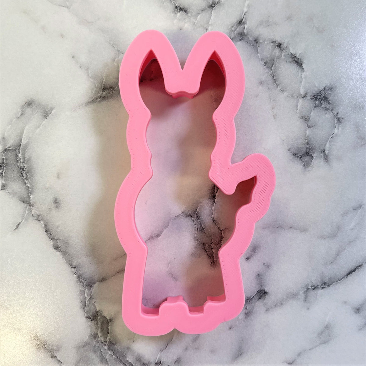 Little donkey cookie cutter pink silicone bunny-shaped cookie cutter for baking and crafting use