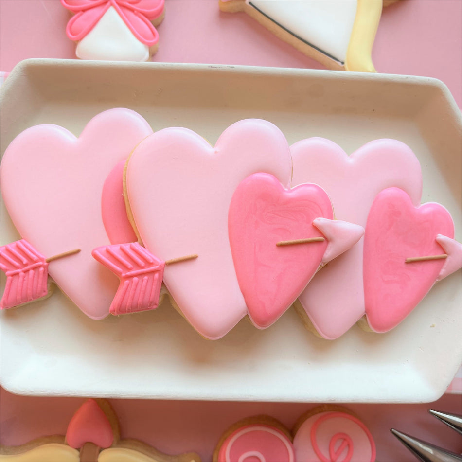 Double Heart with Arrow Cookie Cutter