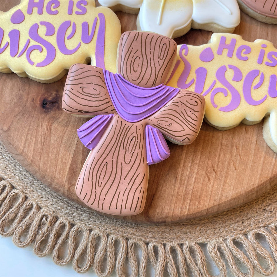 He is Risen Cookie Cutter Set with Stencil