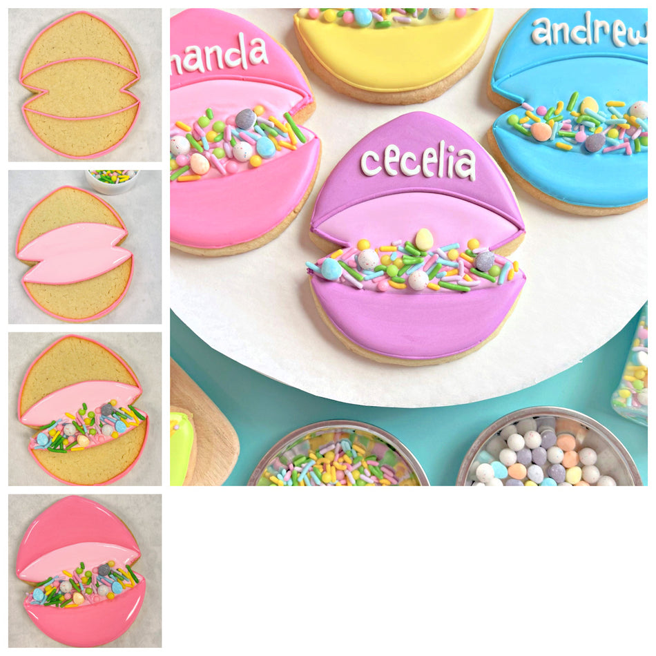 Easter Egg with Candy Cookie Cutter
