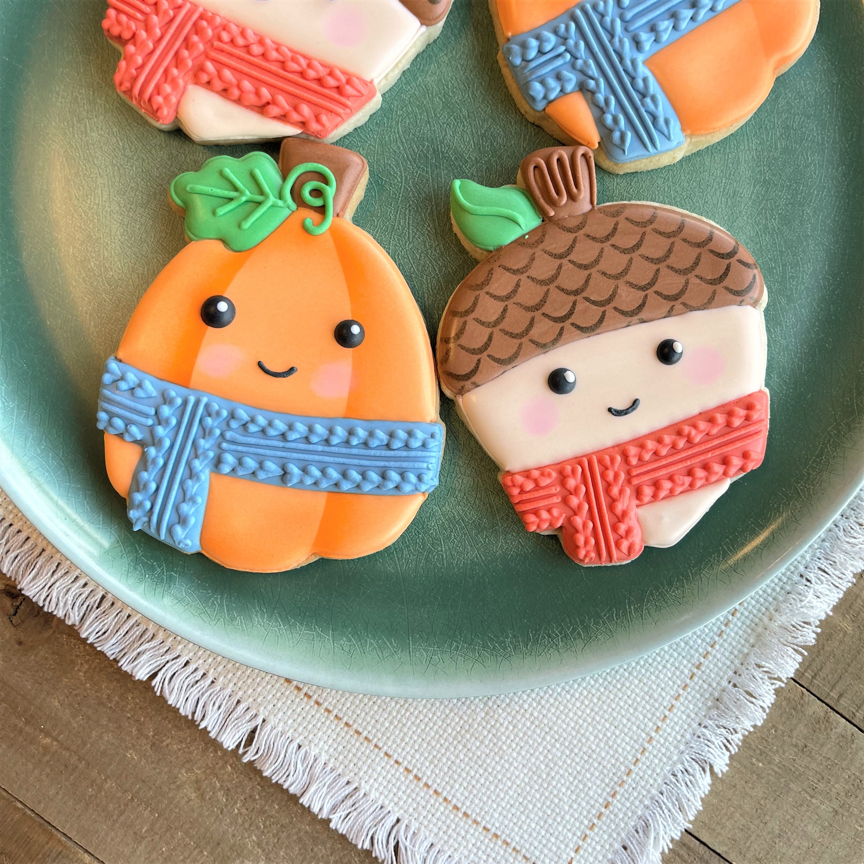 Acorn with Scarf Flour Box Club Cookie Cutter