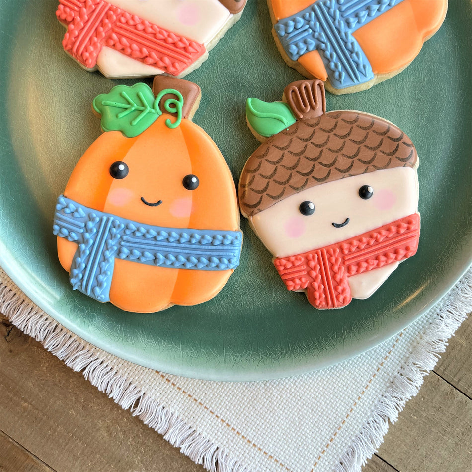 Acorn with Scarf Flour Box Club Cookie Cutter