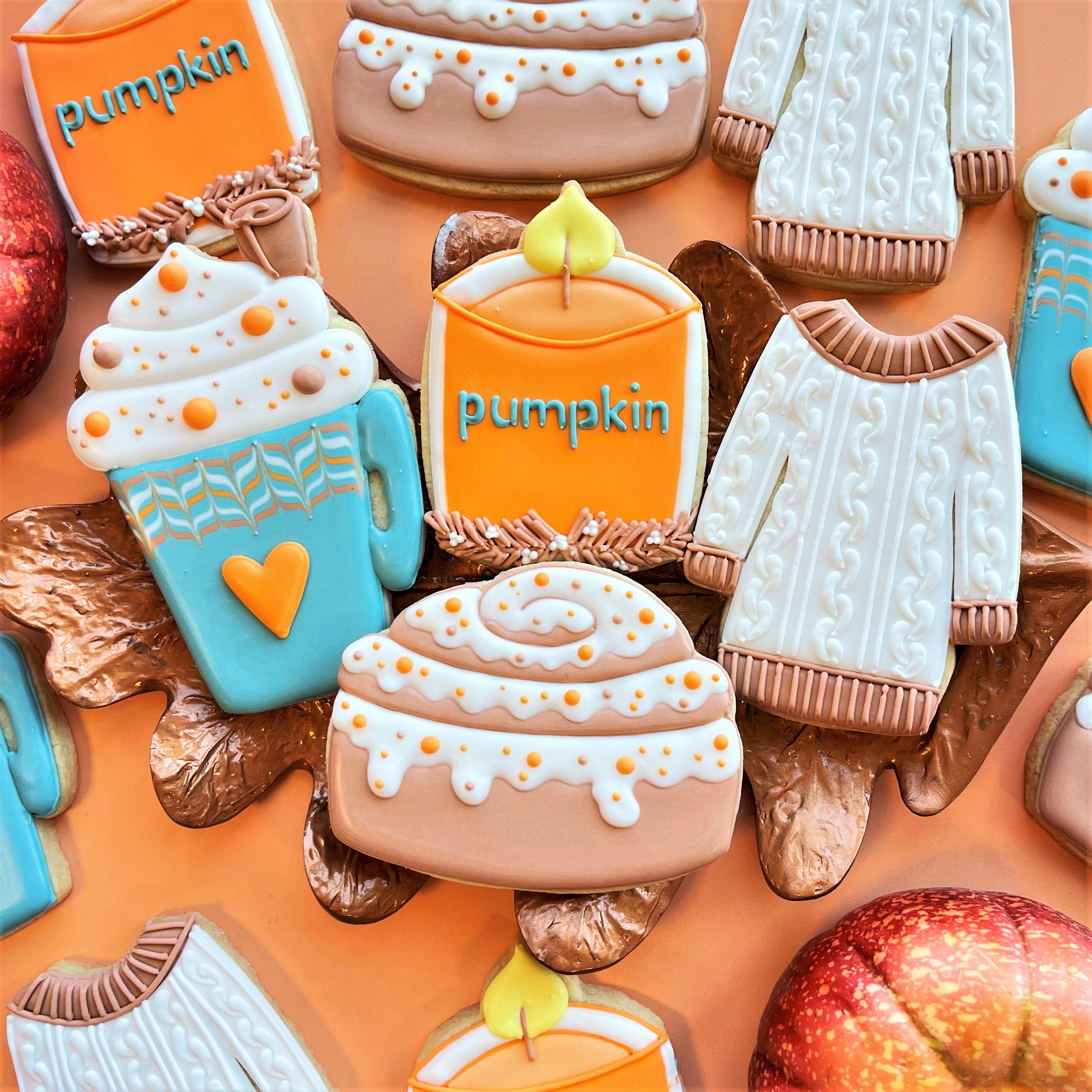 Fall shaped cookie cutters discount