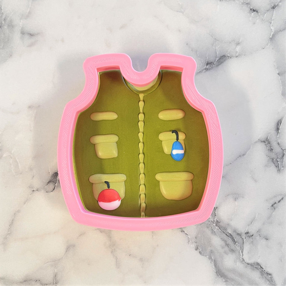 Fishing Vest Cookie Cutter