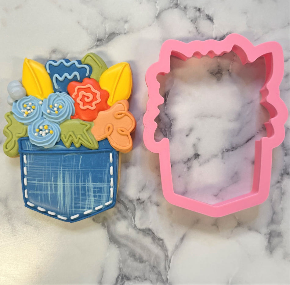Flower Pocket Cookie Cutter