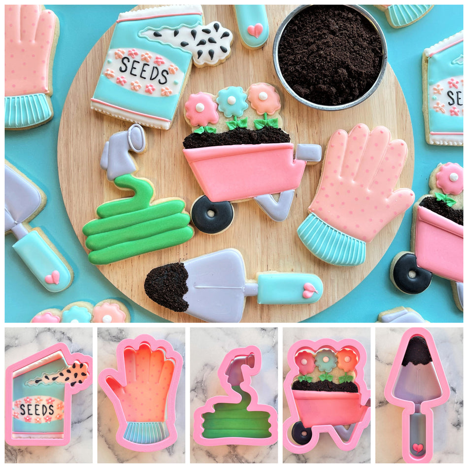 Gardening Mother's Day Cookie Cutter Set