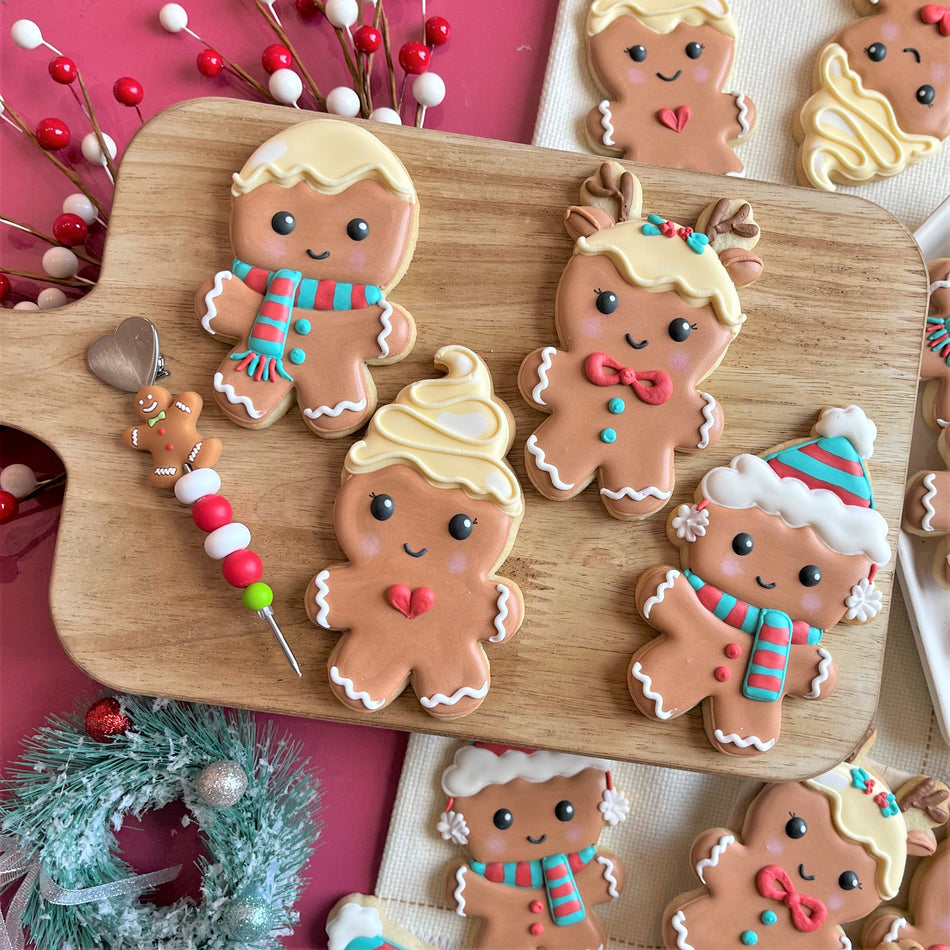 Gingerbread with Antlers Cookie Cutter