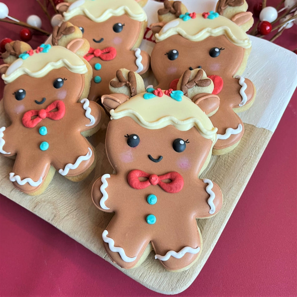 Gingerbread with Antlers Cookie Cutter