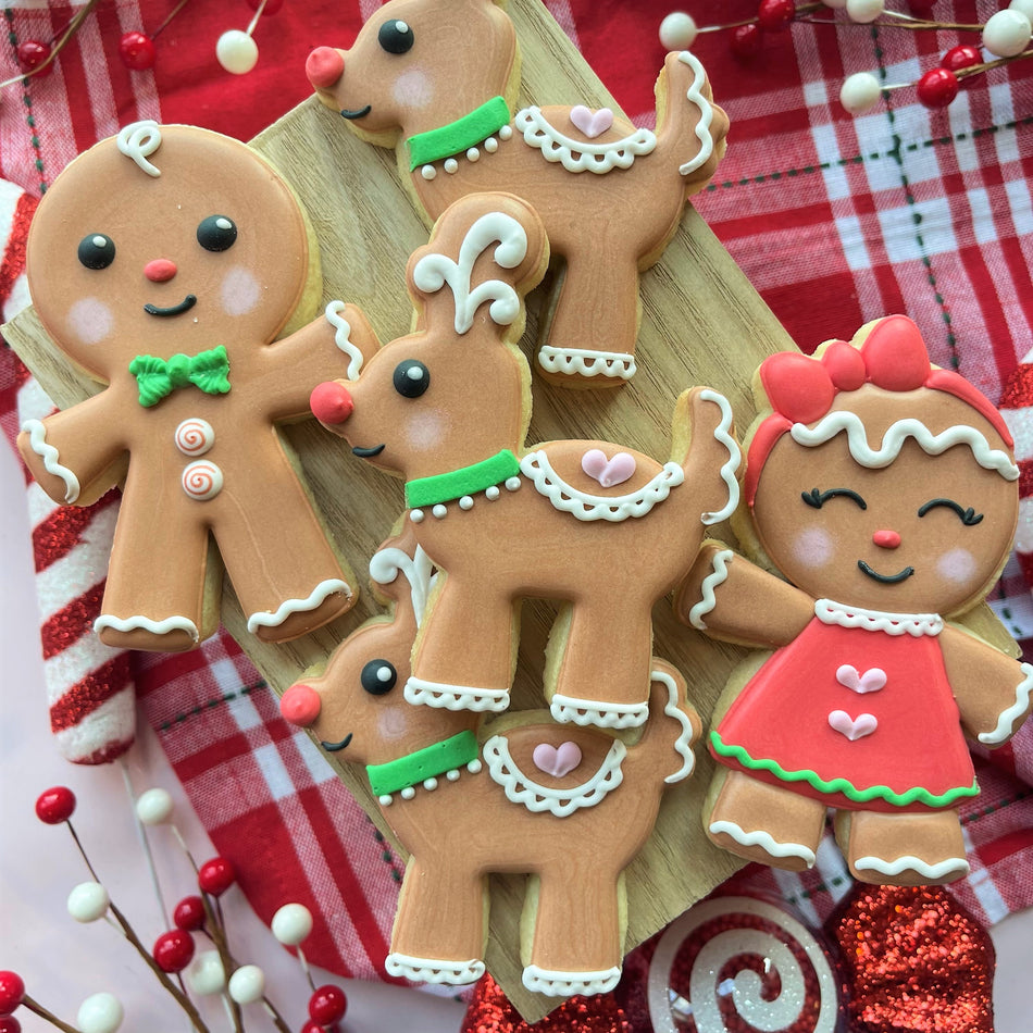 Sweet Gingerbread Cookie Cutter Set