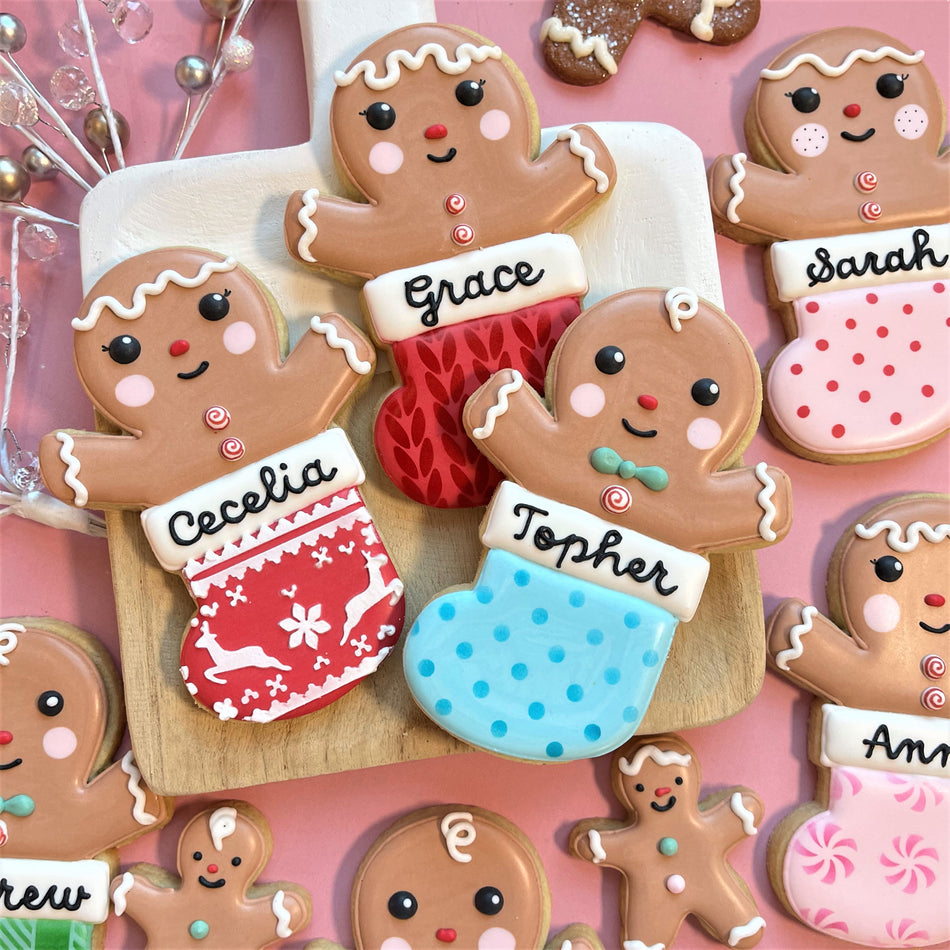 Gingerbread in Stocking Cookie Cutter