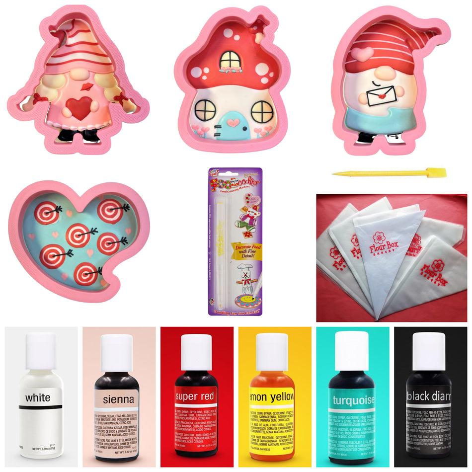 Gnome Valentine Cookie Decorating Kit
