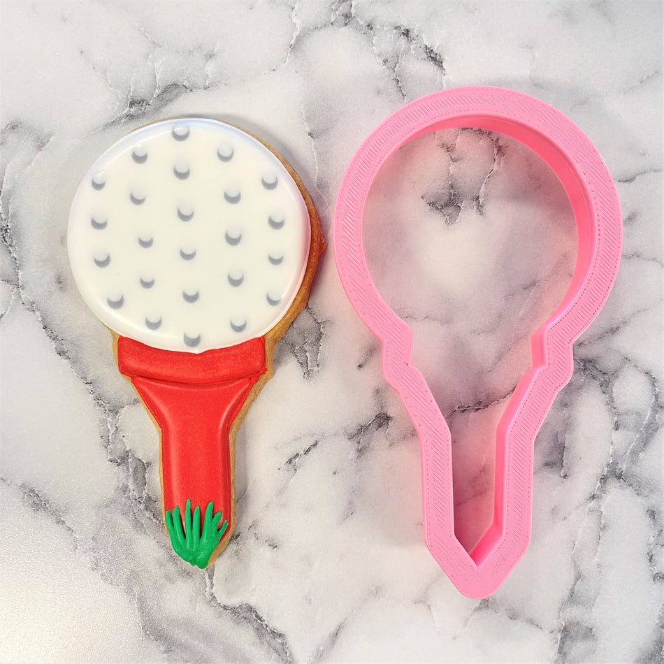 Golf Ball with Tee Cookie Cutter