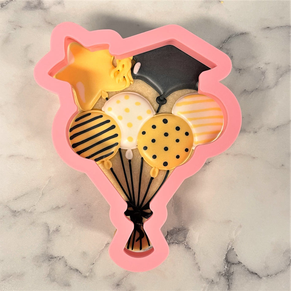 Grad Balloon Bunch Cookie Cutter