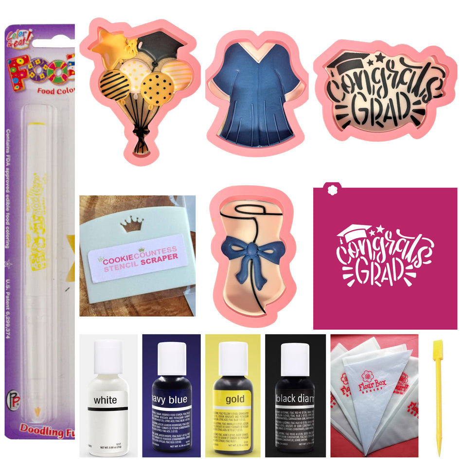 Grad Cookie Decorating Kit