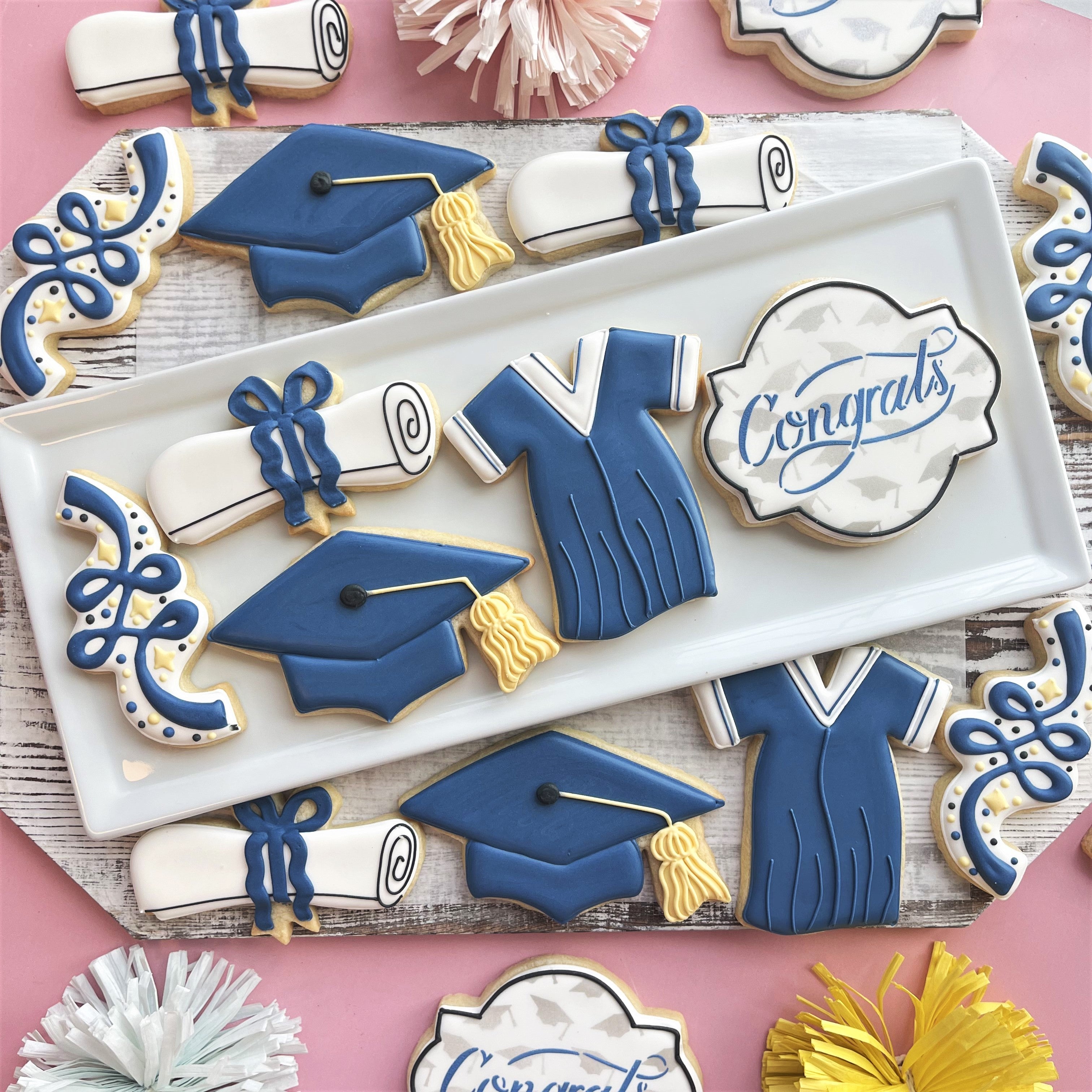 Graduation Hat Cookie Cutter Set - Perfect For Graduation Party Baking