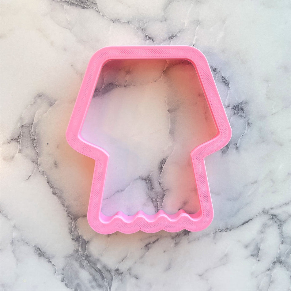 Grad Gown Cookie Cutter
