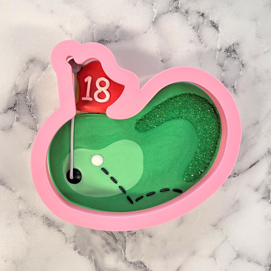 Green with Flag Cookie Cutter