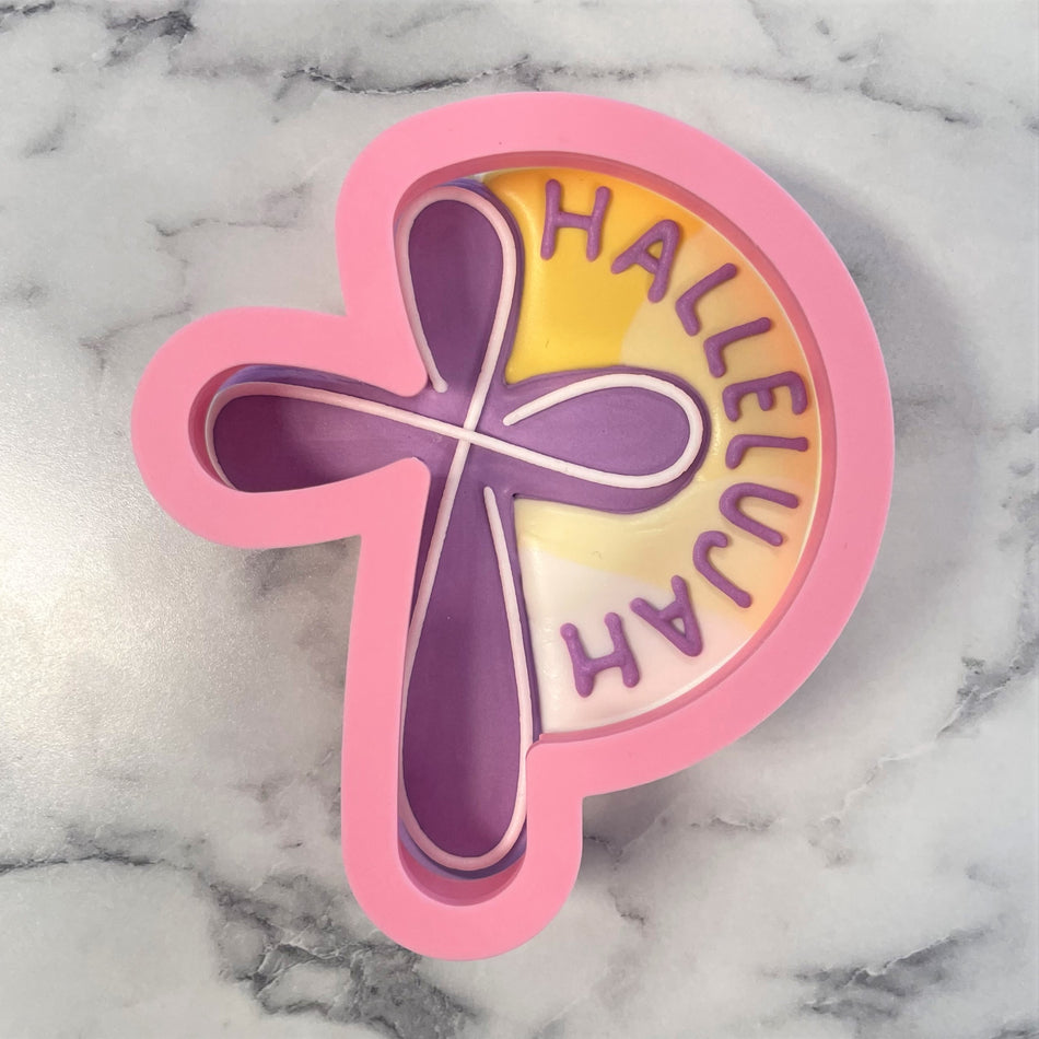Hallelujah Cross Cookie Cutter