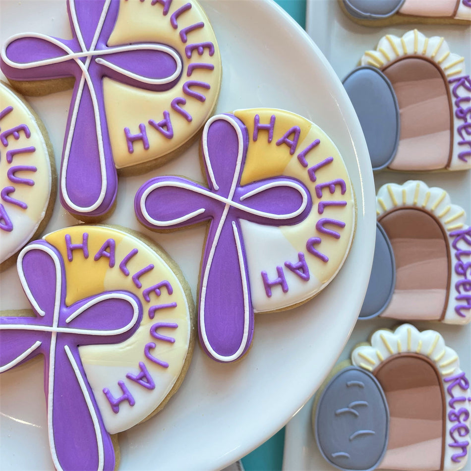Hallelujah Cross Cookie Cutter