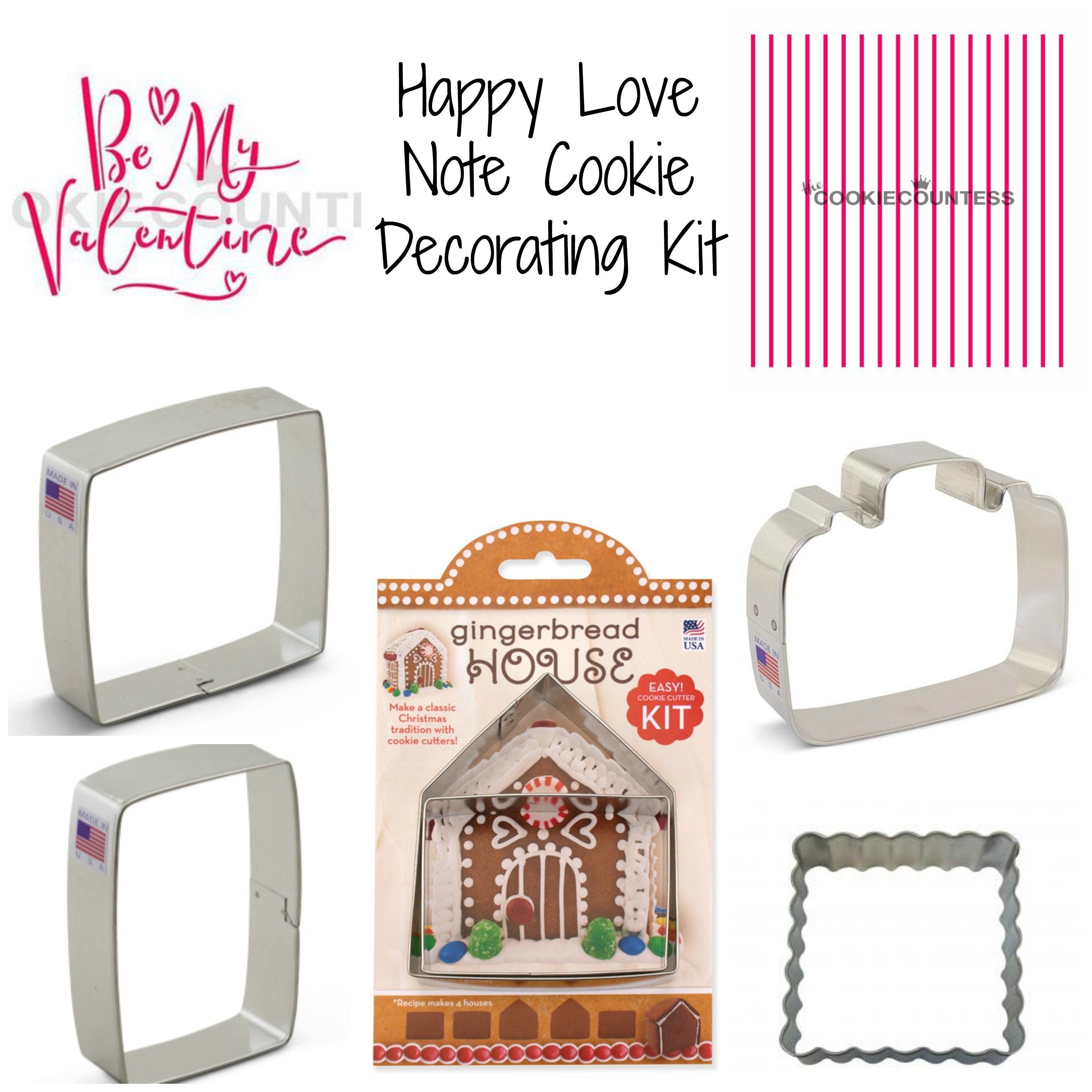 Happy Love Note Cutter & Stencil Kit