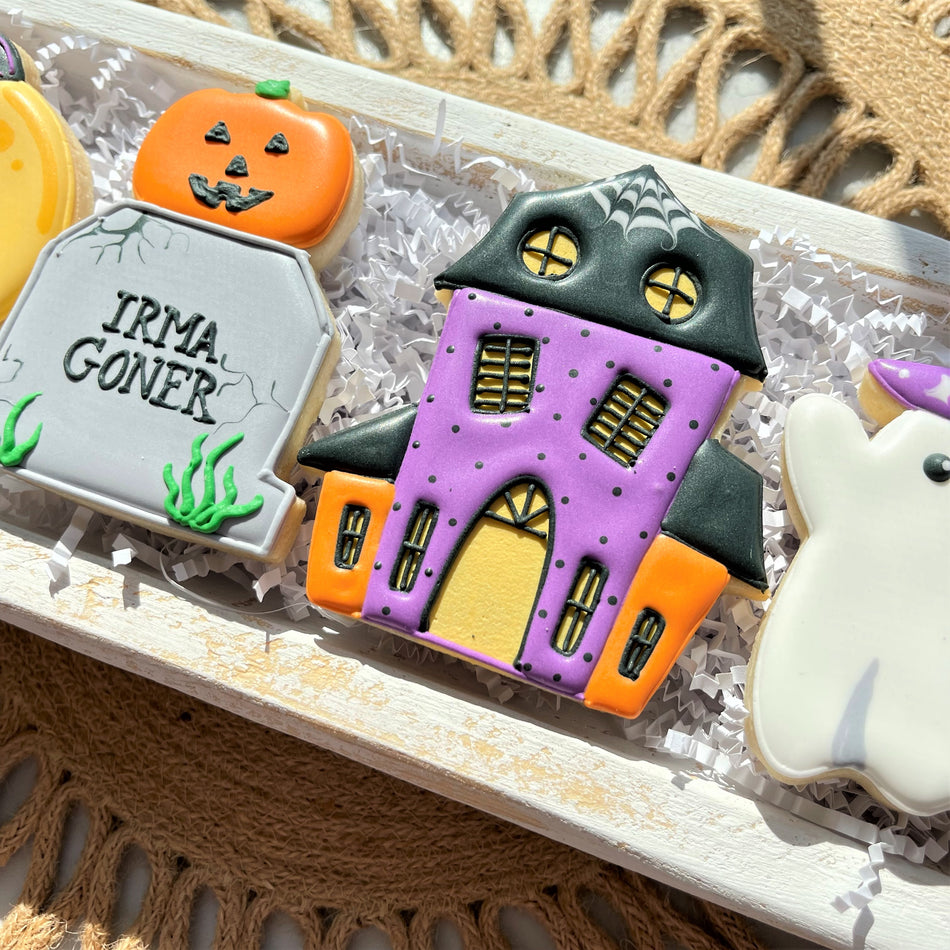 Haunted House Cookie Cutter BUNDLE with Stencil