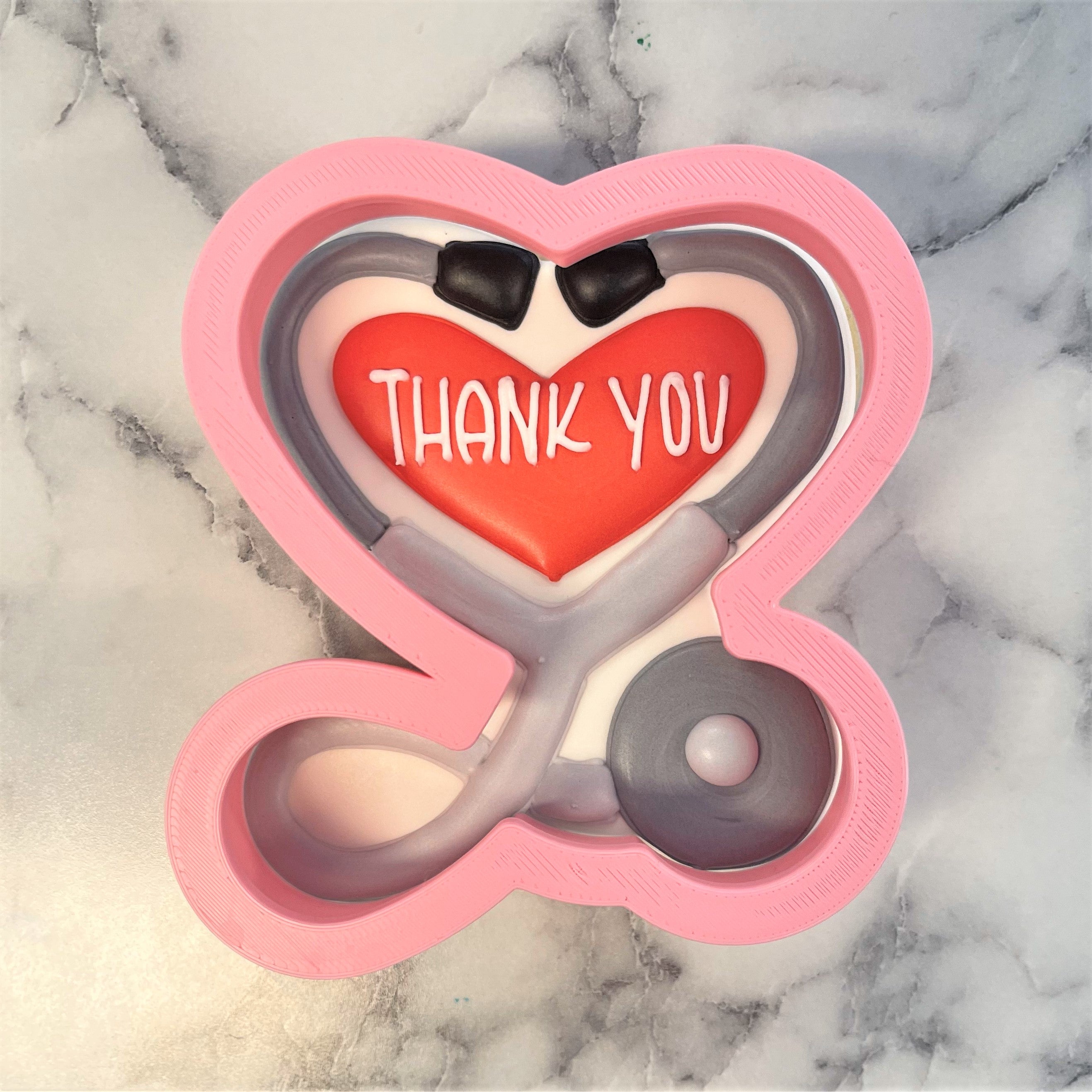 Stethoscope Heart Cookie Cutter