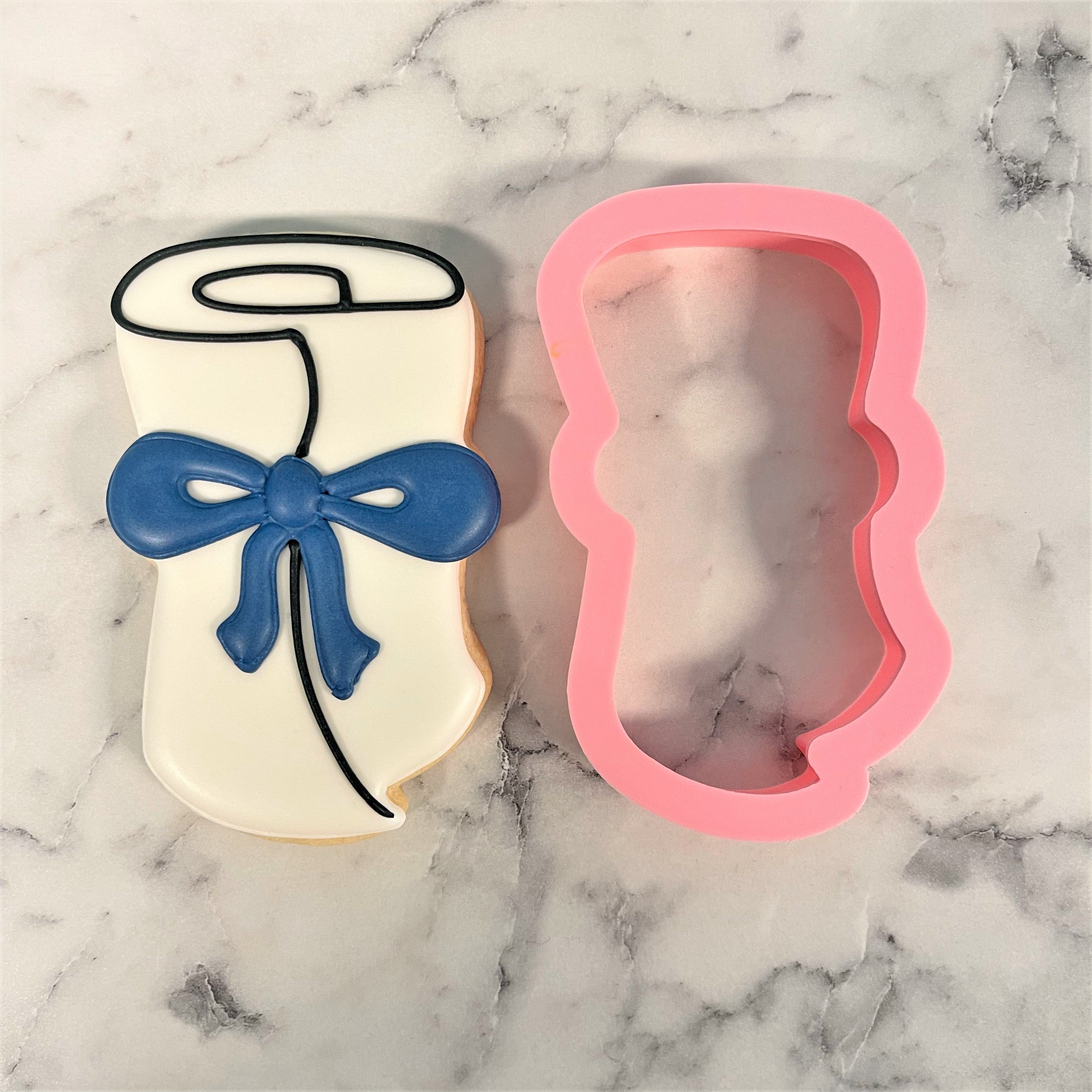Grad Diploma Rolled Cookie Cutter